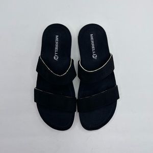 Merrell Terran Ari Slides Size 6 Black